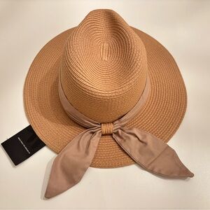 NWT Nine West Summer Hat with Scarf Tie